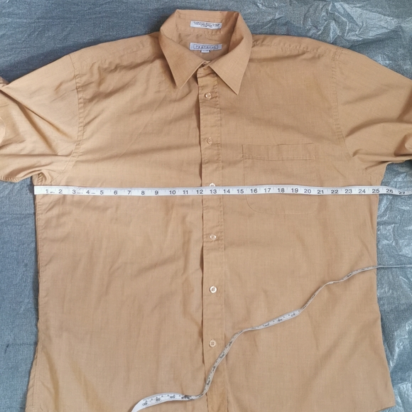 Protocol Men's Long sleeved Button up shirt 17/35  light brown - Picture 8 of 11